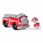 Set vehicul de baza Patrula Catelusilor masina de pompieri si figurina Marshall