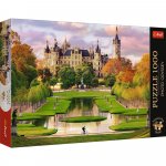 Puzzle Trefl premium plus photo Odyssey Castelul Schwerin Germania 1000 piese