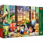 Puzzle Trefl premium plus tea time toate lucrurile britanice 1000 piese