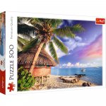 Puzzle Trefl Insula Bora Bora 500 piese