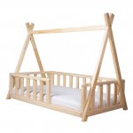 Pat pentru copii Montessori, LittleAmy, Tipi Heaven, 90 x 200 cm