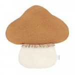 Perna decorativa 35 cm, Ciuperca, Little Amy, Camel si Crem