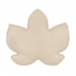 Perna decorativa 40 x 40 cm, Frunza de artar, Little Amy, Crem