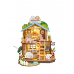 Puzzle 3D Rolife Minicasuta DIY Puppys Cozy Villa 230 piese