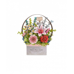 Puzzle 3D Rowood Cos de flori din lemn 428 piese