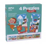 Set 4 puzzle Apli XL Anotimpuri