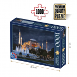 Puzzle Hagia Sophia Turcia Peisaje de Noapte 1000 piese