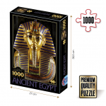 Puzzle Masca mortuara a lui Tutankhamon Egiptul Antic 1000 piese