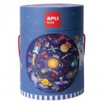 Puzzle circular Apli Sistemul Solar 48 piese 50 cm