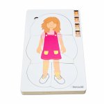 Puzzle multistrat anatomie fata 28 de piese