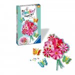Set mini de creatie Ravensburger Be Creative flori si fluturi din hartie