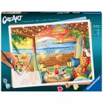 Pictura pe numere CreArt cabana cozy