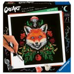 Pictura pe numere CreArt editie Pixie Cold vulpe