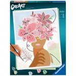 Pictura pe numere CreArt minte plina de flori