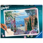 Pictura pe numere CreArt peisaj mediteranean