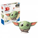 Puzzle 3D Ravensburger Star Wars The Mandalorian figurina Grogu cu urechi 72 piese