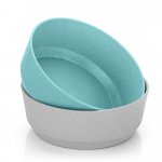 Set 2 castroane Reer Growing Bowl blue/grey