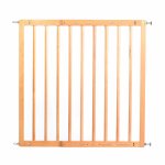 Poarta de siguranta Reer Wood de perete, reglabila 65,5-106 cm