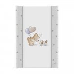 Saltea de infasat Ceba Baby Comfort Friends Forever 50x80 cm cu intaritura, grosime 3 cm, sistem anti-alunecare