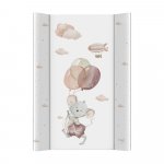 Saltea de infasat Ceba Baby Comfort Mouse 50x80 cm cu intaritura, grosime 3 cm, sistem anti-alunecare