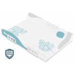 Saltea de infasat Sensillo Boho Blue 70x50 cm cu intaritura,accesorii montaj pe patut,margine de protectie antirasturnare si suprafata impermeabila