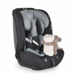 Scaun auto Moni Start Grey omologat I-SIZE R129,pentru copii 76-150 cm,Tetiera reglabila 13 pozitii,Centura fixare Top-Tether,Centura siguranta in 5 puncte,Pernuta reductor,Husa detasabila,Jucarie plus si paturica CADOU