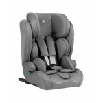 Scaun auto cu ISOFIX KikkaBoo i-Cross i-SIZE Light Grey 76-150 cm,Tetiera reglabila in 13 pozitii cu spuma de memorie,Centura Top Tether,Husa detasabila,Perna reductor