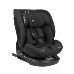 Scaun auto cu ISOFIX KikkaBoo i-Hike Black,Omologat I-Size 40-150cm, R129, SPS-Protectie impact lateral,Tetiera reglabila 15 pozitii cu spuma memorie,Sezut rotativ,Centura Top Tether,5 pozitii inclinare spatar,Saltea reductor