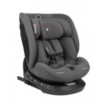 Scaun auto cu ISOFIX KikkaBoo i-Hike DarkGrey,Omologat I-Size 40-150cm,R129,SPS-Protectie impact lateral,Tetiera reglabila 15pozitii cu spuma memorie,Sezut rotativ,Centura Top Tether,5 pozitii inclinare spatar,Saltea reductor