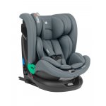 Scaun auto cu isofix KikkaBoo I-Roll I-SIZE Dark Grey 40-150 cm,Omologat R129,SPS-Protectie impact lateral,Bara de recul,Top Teether,Sezut rotativ,Spatar reglabil,Tetiera reglabila 24 pozitii cu spuma cu memorie,