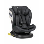 Scaun auto pentru copii KikkaBoo I-Cruze Dark Grey cu ISOFIX,Omologat I-Size 40-150cm, R129, SPS, Tetiera reglabila 9 pozitii,Sezut rotativ,4 pozitii inclinare spatar,Alarma acustica pentru fixare corecta,Saltea reductor