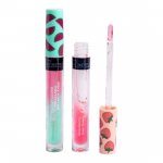 Set 2 luciu de buze cu aroma de capsuni si pepene verde IDC Institute 7 ml