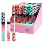 Set 24 luciu de buze cu aroma de capsuni si pepene verde IDC Institute