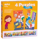 Set 4 puzzle Apli XL Casa mea