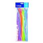 Set 50 bucati sarma plusata 6 mm diametru culori neon