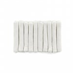 Set 6 scutece, Jane, Din muselina de bambus, Hipoalergenice, 35 x 35 cm, White