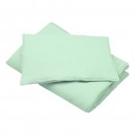 Set paturica si perna din muselina, 95 x 65 cm, Little Amy, Menta