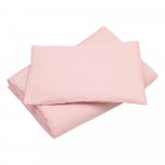 Set paturica si perna din muselina, 95 x 65 cm, Little Amy, Roz Pulbere