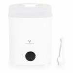 Sterilizator electric pentru biberoane Cangaroo Cai Alb cu functie uscare,Capacitate 6 biberoane,Afisaj LCD cu ecran tactil,Functie sterilizare,uscare + combinat,Cleste inclus,Consum energetic mic