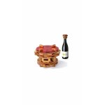 Puzzle Topsy-Turvy pentru sticla de vin din lemn