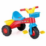 Tricicleta pentru copii Dolu Buclucasa cu pedale, claxon, greutate maxima suportata 30 kg