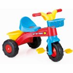 Tricicleta pentru copii Dolu cu pedale, varsta 2 ani+, claxon si greutate maxim suportata 30 kg