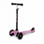 Trotineta pentru copii Kidwell Uno Clouds, reglabila, roti luminoase, 3+ ani, pana la 25 kg