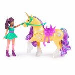 Set papusa Ava si unicornul Leaf planta magica Unicorn Academy