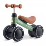 Vehicul Ride On fara pedale Ricokids Cross Country Green, De la 12 luni, Cadru metalic usor si rezistent, Sezut confortabil din spuma moale, Manere ergonomice antiderapante, Roti din PP rezistent si silentios