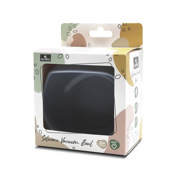 Bol de hranire din silicon natural cu ventuza 6 luni+ Grey - 2 | YEO