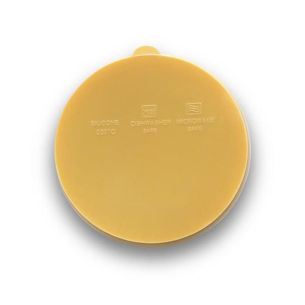 Bol de hranire din silicon natural cu ventuza 6 luni+ Yellow - 1 | YEO