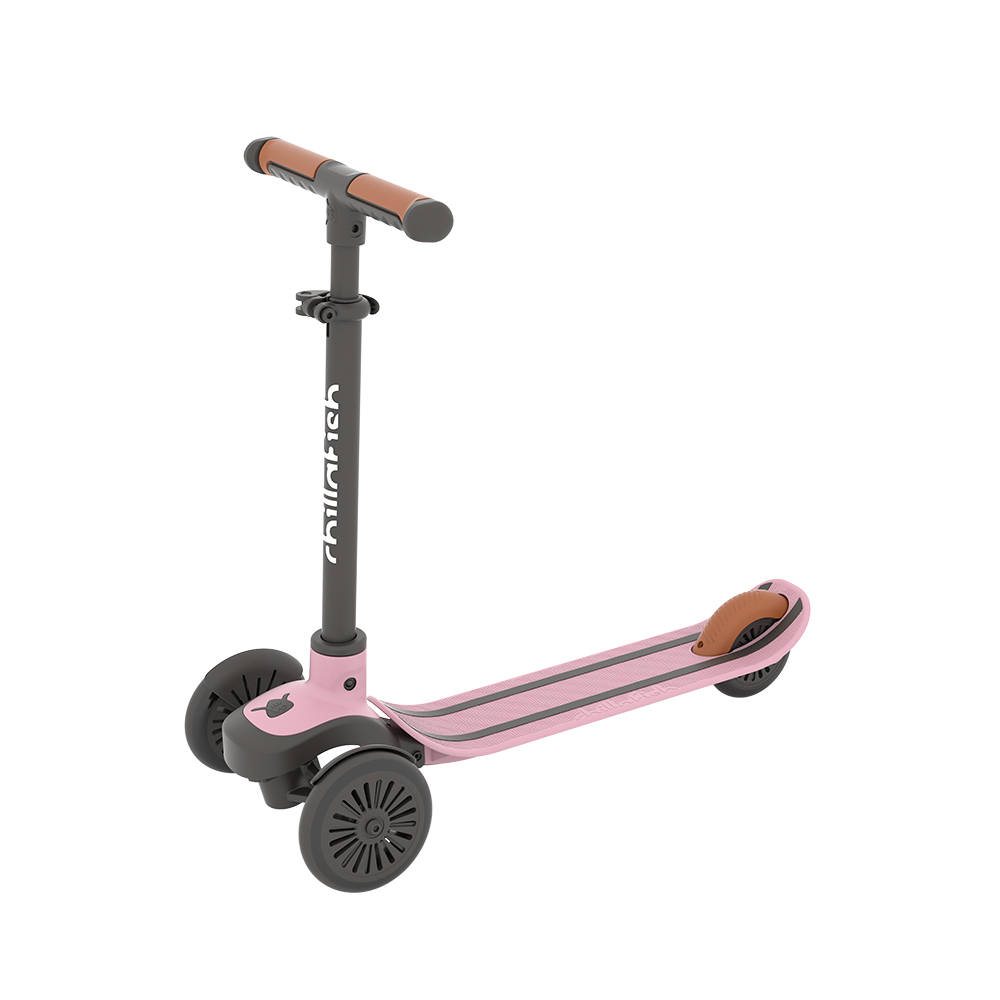 Trotineta pentru copii Chillafish Scotti 2 Cameo Pink cu ghidon reglabil, roti ABEC-5, greutate admisa 50 kg - 7