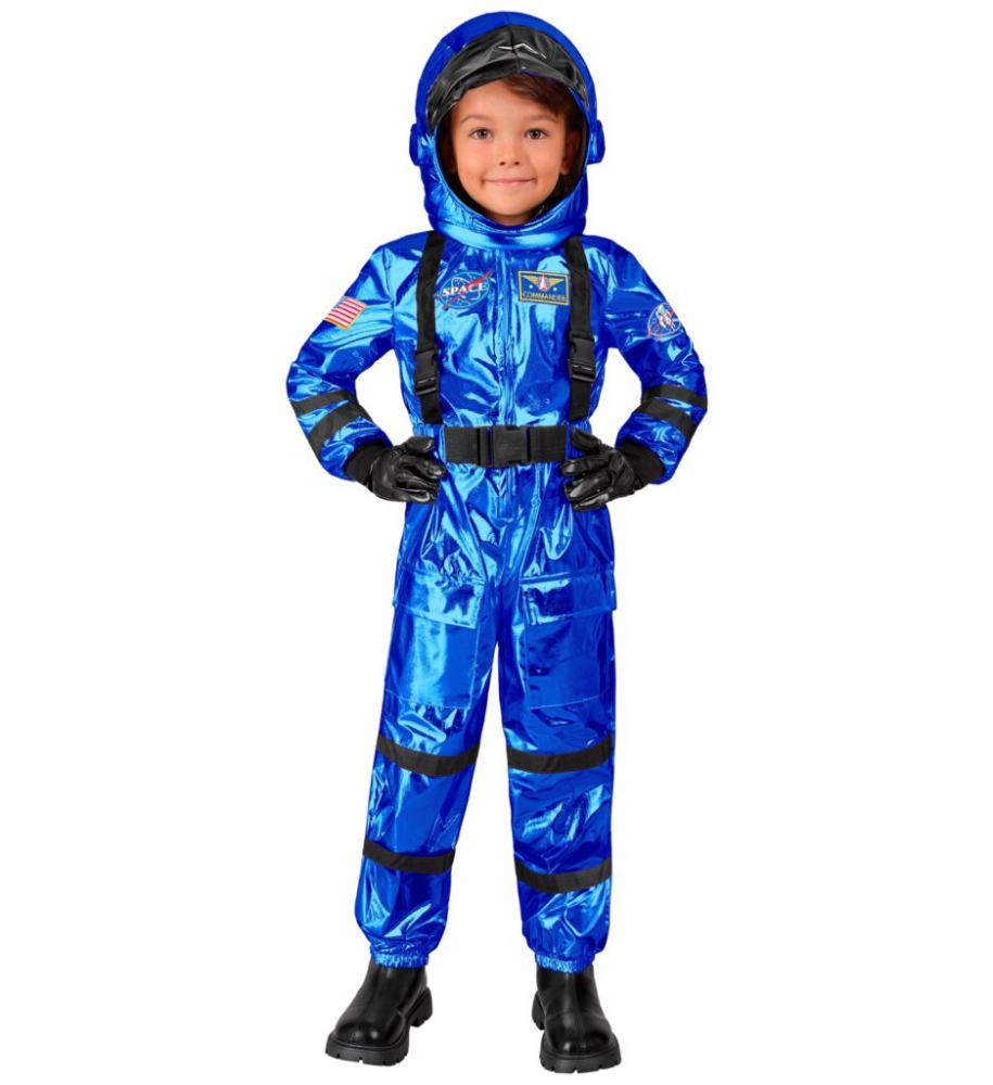 Costum Astronaut Albastru copii 5-7 ani / 128 cm
