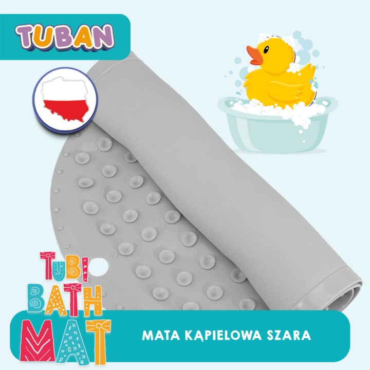 Covoras de baie antiderapant Tuban Alb 70x35 cm - 1 | YEO